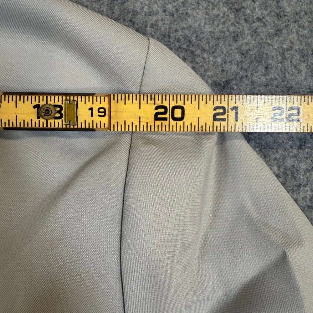 Haggar The Active Series Blazer Mens 50 Short Gray Tailored Fit Sport Coat New